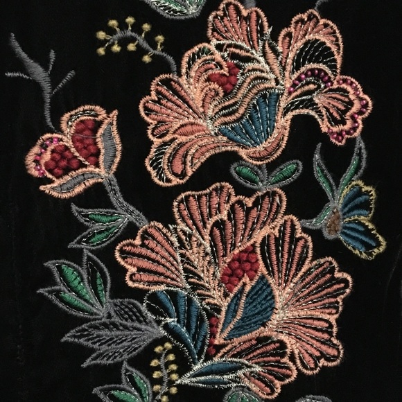 Vintage Embellished Velour Jacket - Picture 5 of 7